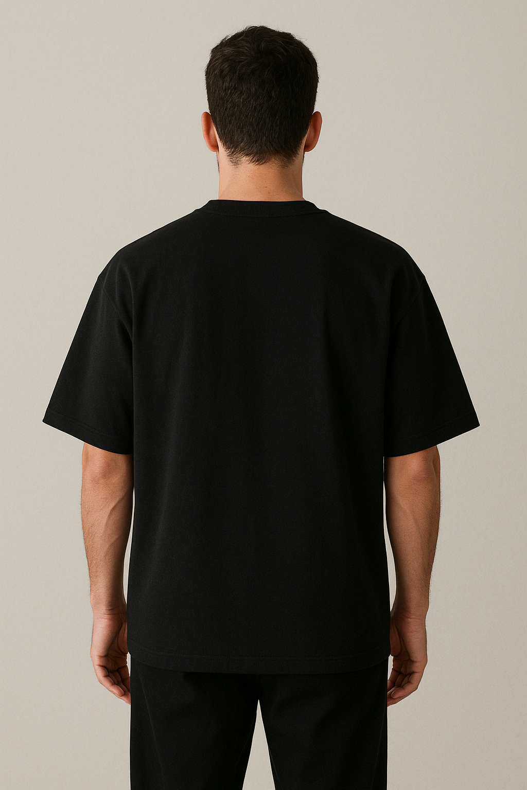 Plain Over Size Cotton T-shirt